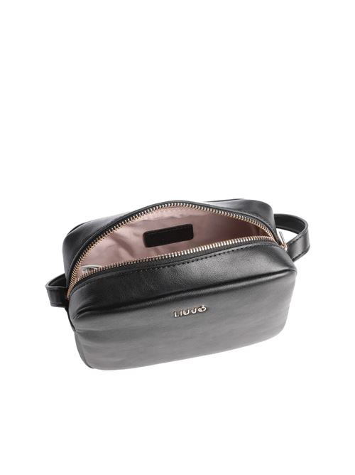 Borsa a tracolla donna in ecopelle nera LIU JO | AA4282-E002222222